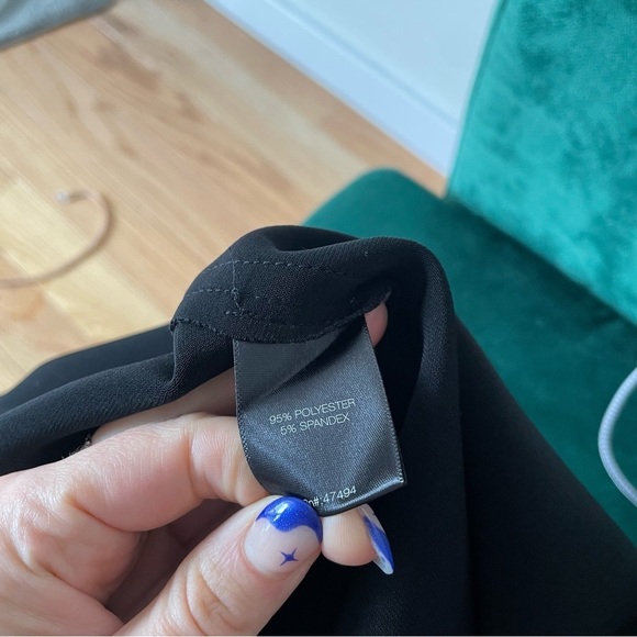 Norma Kamali Sleeveless Crewneck 4-Way Stretch Poly Lycra A-Line Swing Dress M - Picture 9 of 12